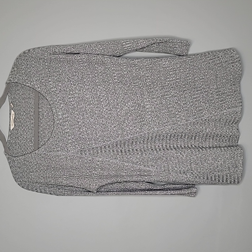 Soft Surrounding size Medium gray long sleeve top shirt blouse